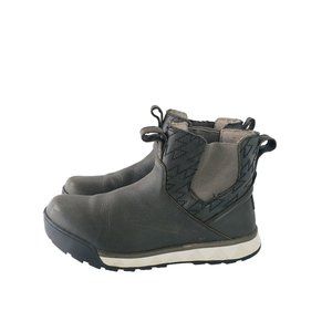 Pendleton Women's Gray Leather Pull On Outdoor Winter Ankle Chelsea Boot Sz 11